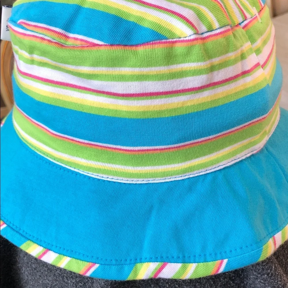 Oshkosh B'Gosh Kid’s 100% Cotton Reversible Bucket Sun Hat Embroidered Size 4-6X
